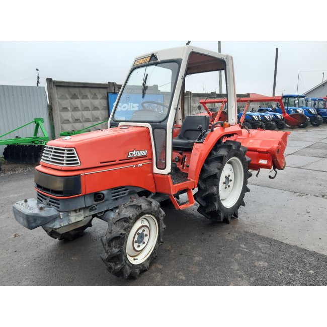 Мінітрактор KUBOTA X-20 з грунтофрезою Модельний рік 1992